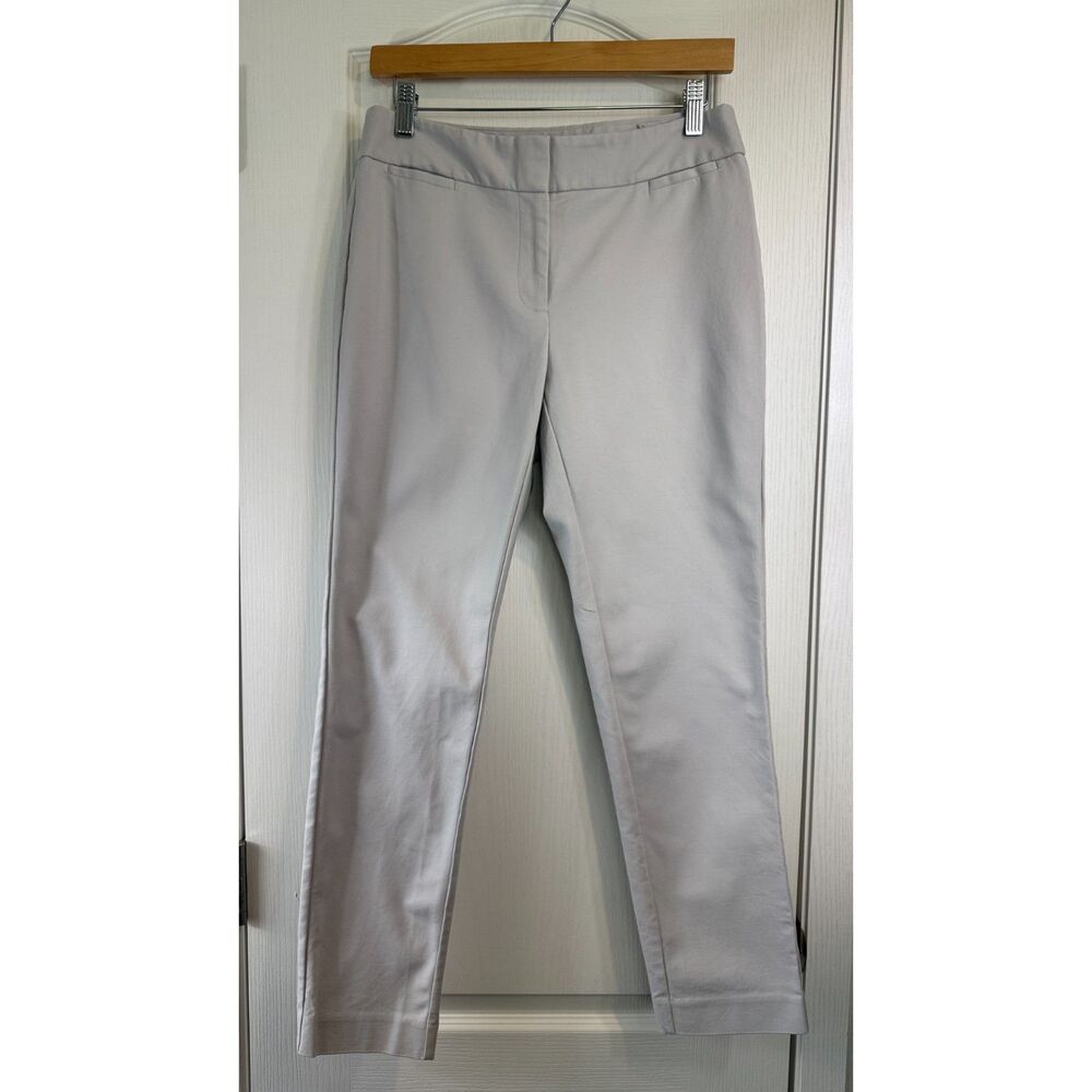 The Limited Womens Pants Size 4 Light Gray Ankle Career Stretch Slim Fit